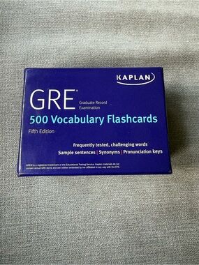 Kaplan GRE 500 Vocabulary Flashcards
